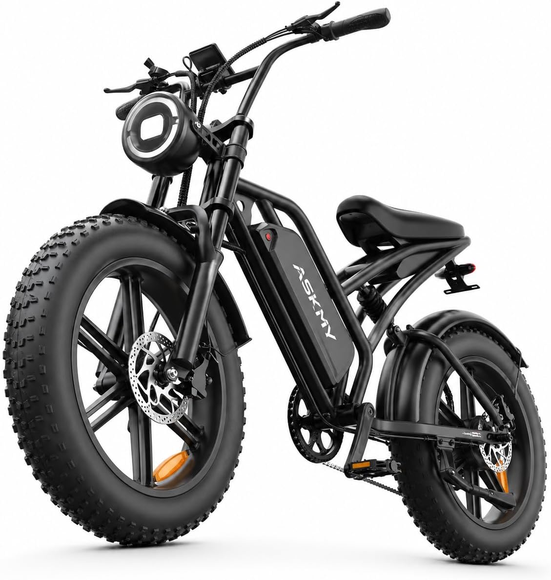 20" Fat Tire Electric Bike for Adults – 1000W Max Motor, UL 2849 Certified Safety E-Bike with 48V 15Ah Removable Battery