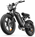 Fat Tire Electric Mountain Bike, 1500W Peak Motor, All-Terrain Electric Bicycle, Up to 60 Mile Pedal-Assist Range