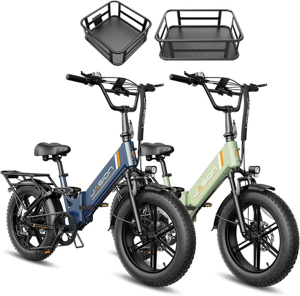 20" Foldable Fat Tire Electric Bike for Adults, 1800W/1400W Peak Motor, Up to 30 MPH, Up to 80/70 Mile Range, All-Terrain Folding E-Bike