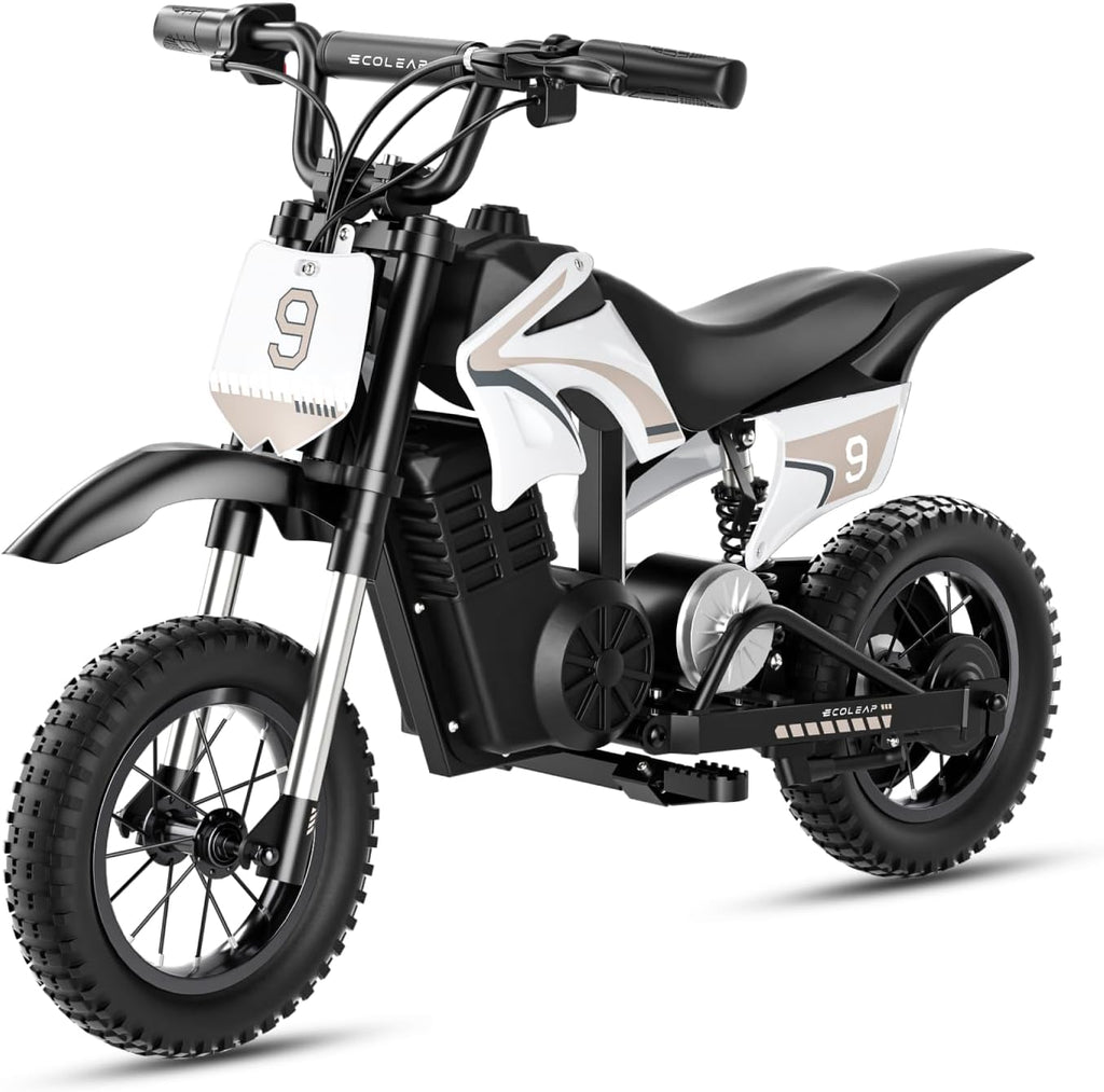 Kids Electric Dirt Bike, 700W Peak Motor, Up to 16 MPH, 14 Mile Range, 3-Speed Modes, Electric Motorcycle for Ages 3–10