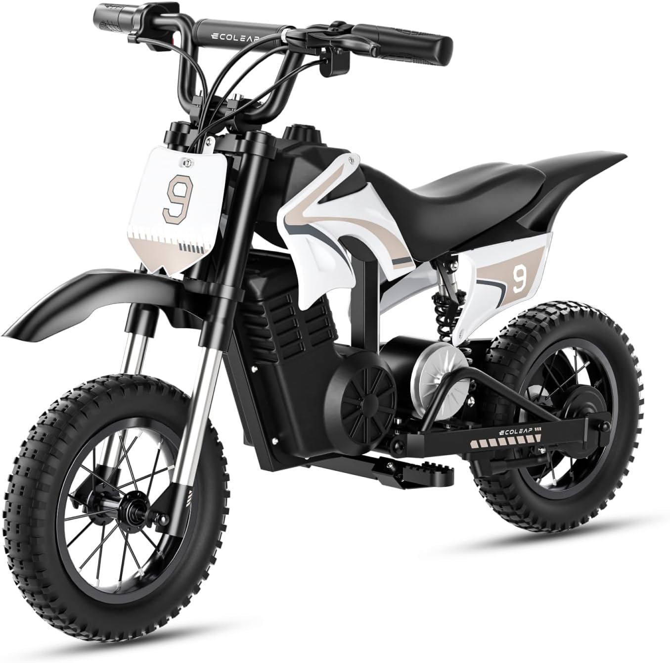 Kids Electric Dirt Bike, 700W Peak Motor, Up to 16 MPH, 14 Mile Range, 3-Speed Modes, Electric Motorcycle for Ages 3–10