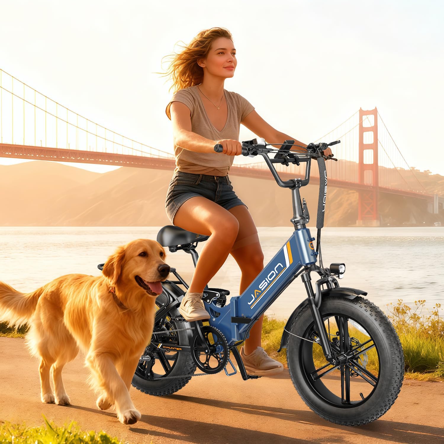 20" Foldable Fat Tire Electric Bike for Adults, 1800W/1400W Peak Motor, Up to 30 MPH, Up to 80/70 Mile Range, All-Terrain Folding E-Bike