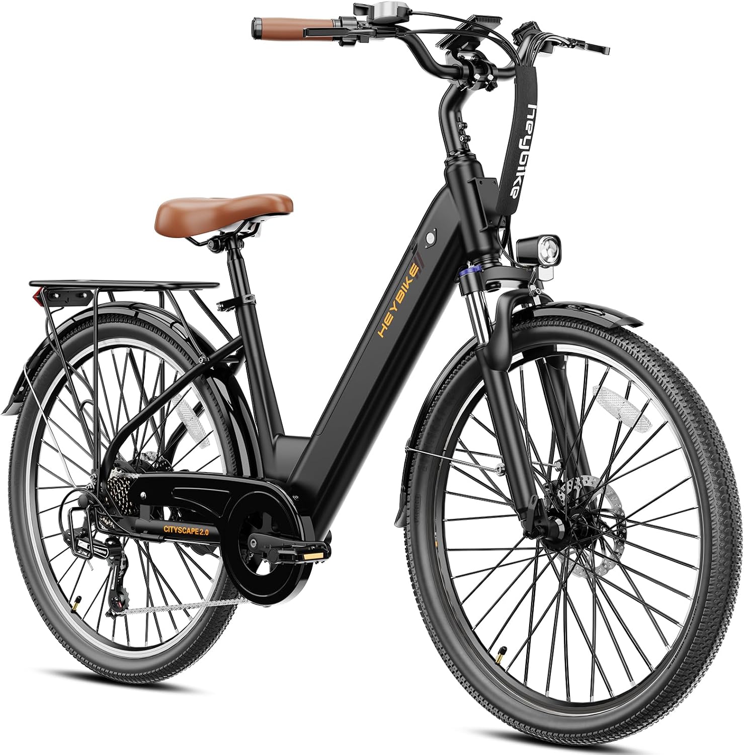 26" Electric Commuter Bike for Adults, Peak 1200W Motor, 7-Speed City E-Bike with Up to 50 Miles Range