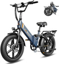 20" Foldable Fat Tire Electric Bike for Adults, Peak 1800W Motor, Up to 30 MPH, All-Terrain E-Bike with Up to 80 Miles Range