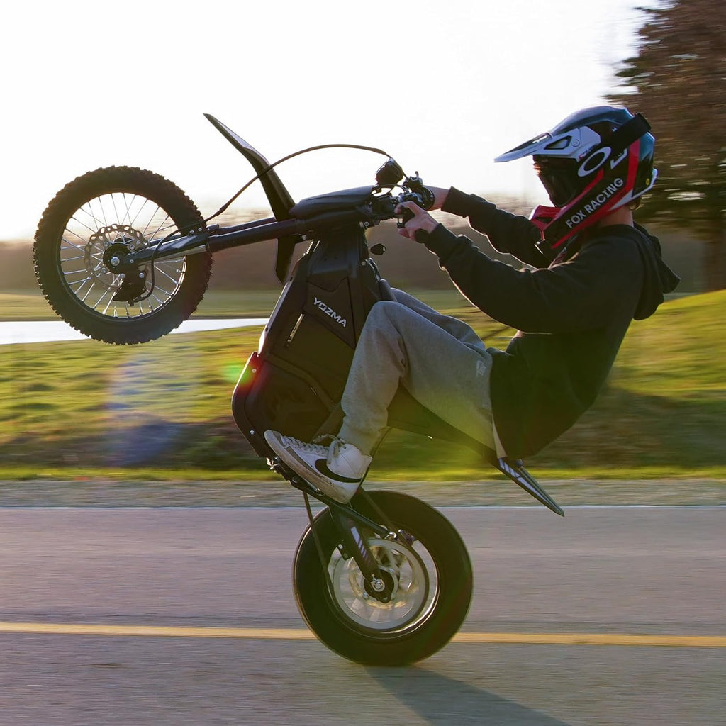 2600W Electric Dirt Bike for Teens & Adults, Up to 40 MPH Off-Road E-Bike with Full Suspension, Hydraulic Brakes & All-Terrain Performance