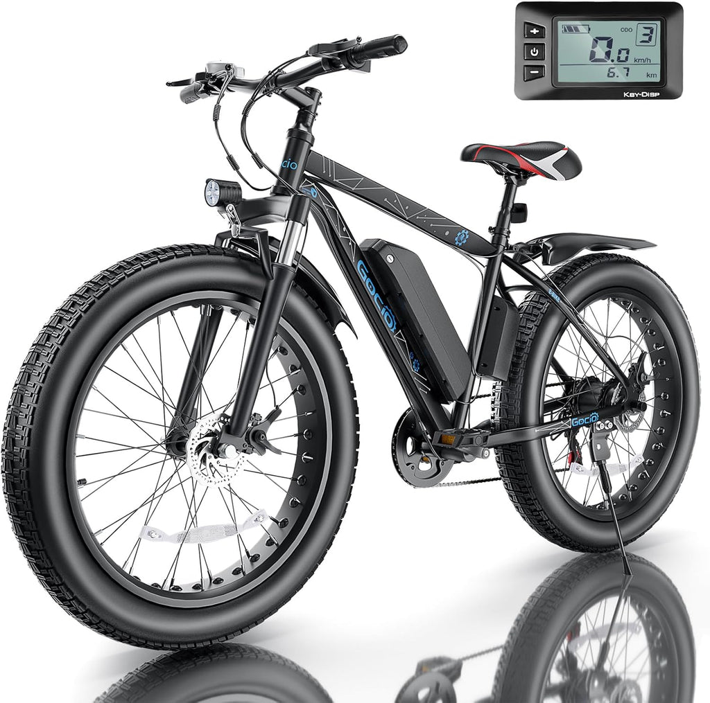 26" Fat Tire Electric Bike for Adults with 750W Motor, Dual Suspension, All-Terrain Design & Up to 40 Miles Range