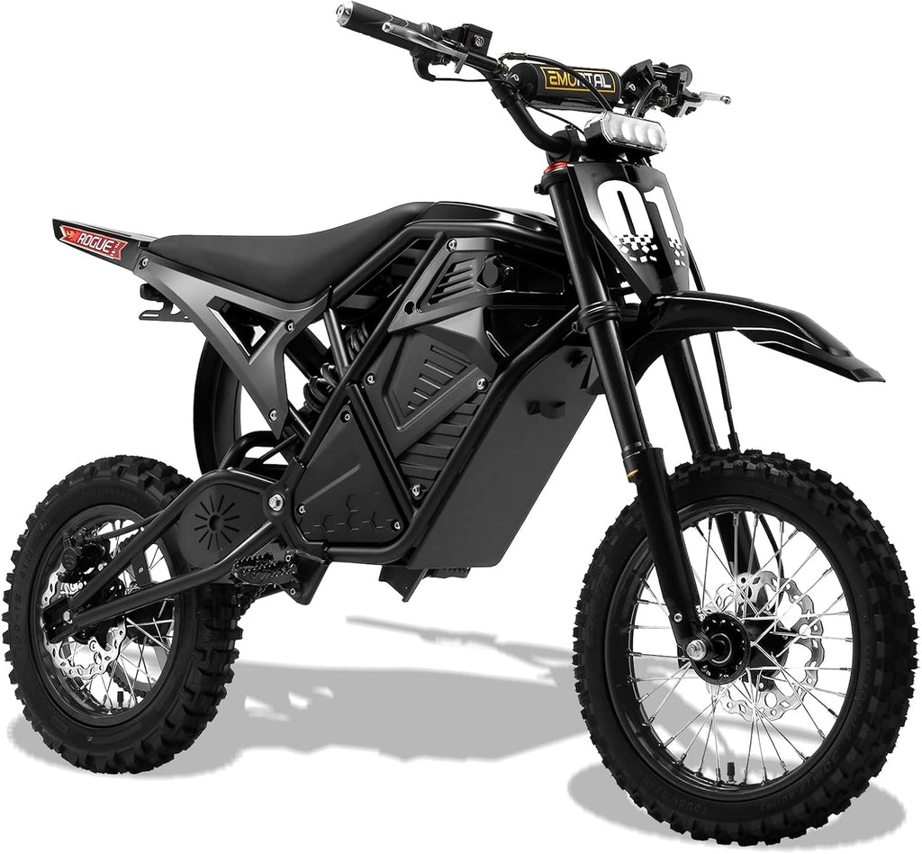 Off-Road Electric Dirt Bike for Teens & Adults – 3600W Mid-Drive Motor, 38 MPH Electric Motorcycle with Nitrogen Shock Absorbers