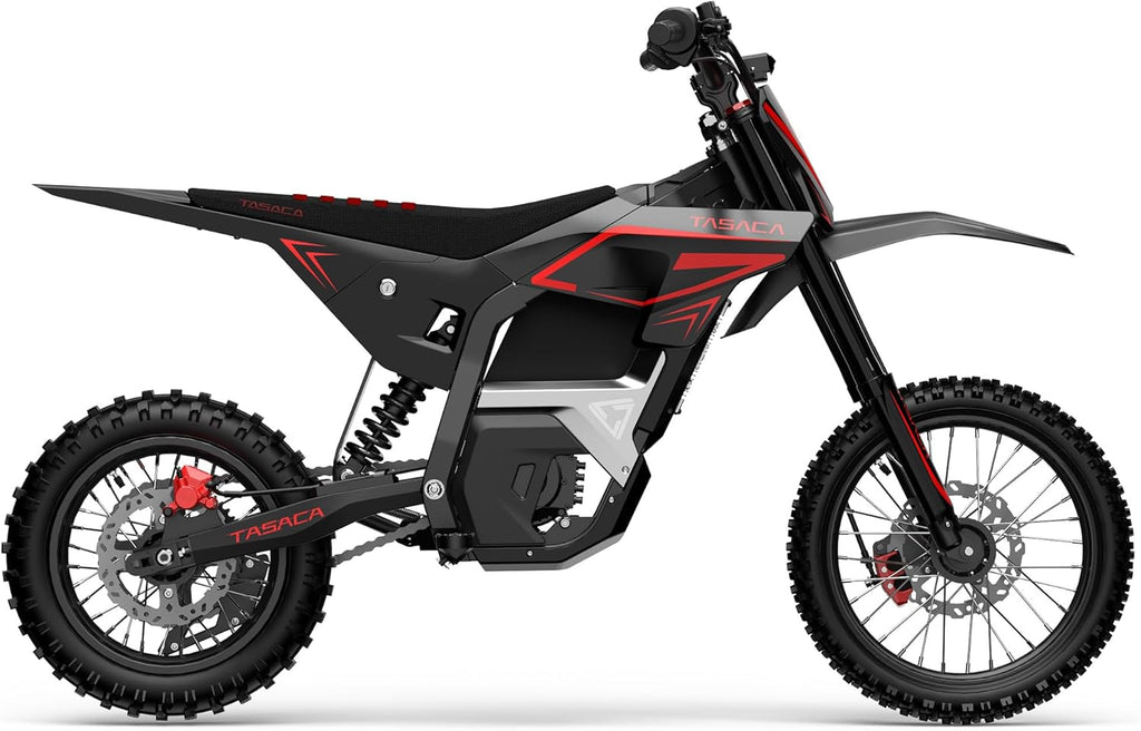 Electric Dirt Bike for Teens, Peak 5500W Motor, Up to 55 MPH, Off-Road Electric Motorcycle with Hydraulic Suspension & Fat Tires