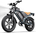 20" Fat Tire Electric Bike for Adults, 2000W Peak Motor, Up to 28 MPH, 70–160 Mile Range, Dual Suspension All-Terrain Electric Bike