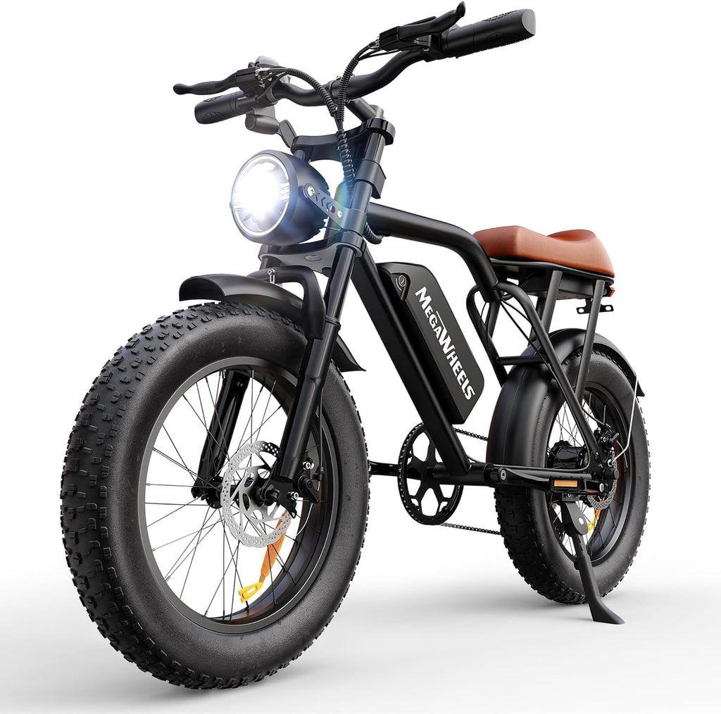 20" Fat Tire Electric Bike for Adults, 1500W Peak Motor, Up to 33 MPH, Up to 40–75 Mile Range, 7-Speed Full Suspension All-Terrain E-Bike