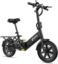 Folding Electric Bike for Adults & Teens with 350W Motor, 3 Assist Levels, Dual Disc Brakes & Commuter Design