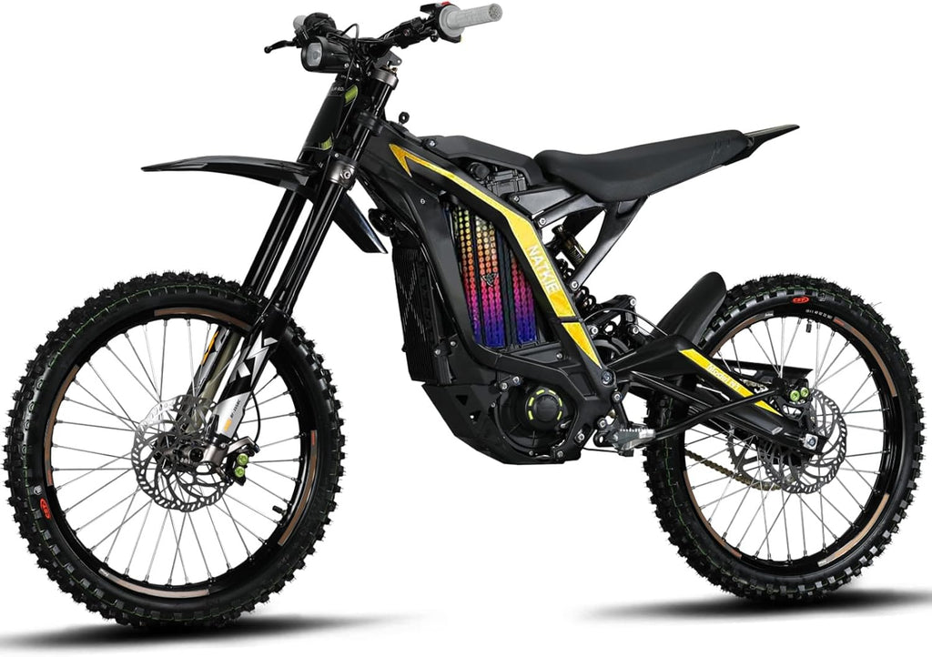 Electric Dirt Bike for Adults, Peak 8000W Mid-Drive Motor, Up to 50 MPH, Long-Range Off-Road Electric Motorcycle with Dual LED Headlights