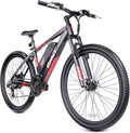 26" Electric Mountain Bike for Adults, 750W Peak Motor, Up to 20 MPH, Up to 40 Mile Range, 21-Speed Commuter E-Bike with Front Suspension