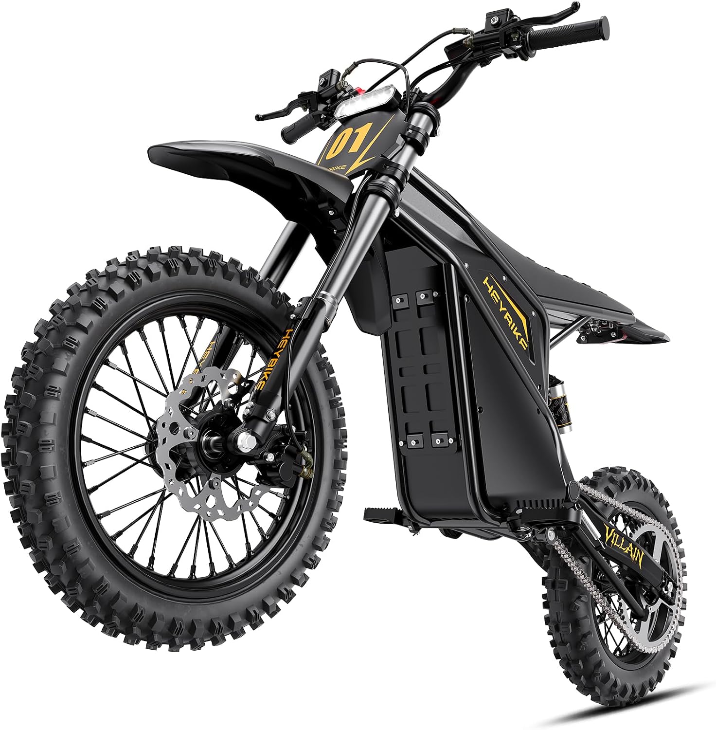4160W Peak Electric Dirt Bike for Teens, Fat Tire Off-Road Electric Motorcycle, Up to 45 MPH, Reversing Function, All-Terrain Ride