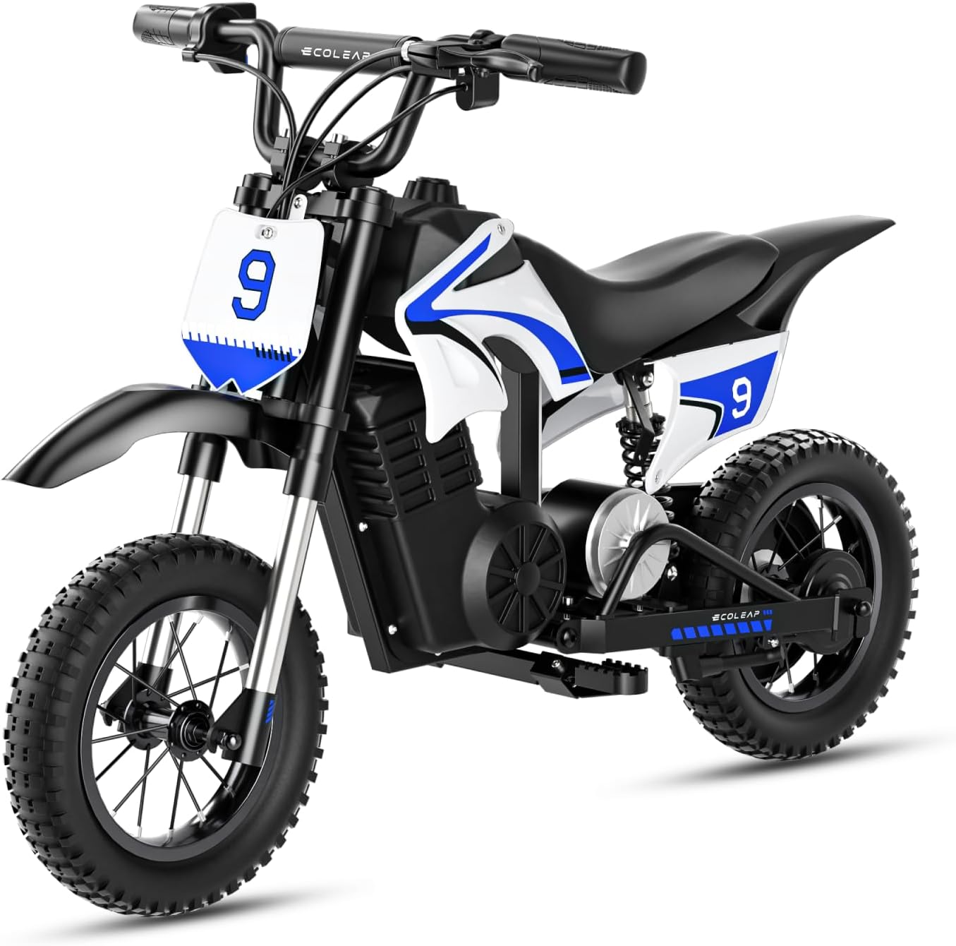 Kids Electric Dirt Bike, 700W Peak Motor, Up to 16 MPH, Up to 14 Mile Range, 3-Speed Ride-On Motorcycle for Ages 3–10