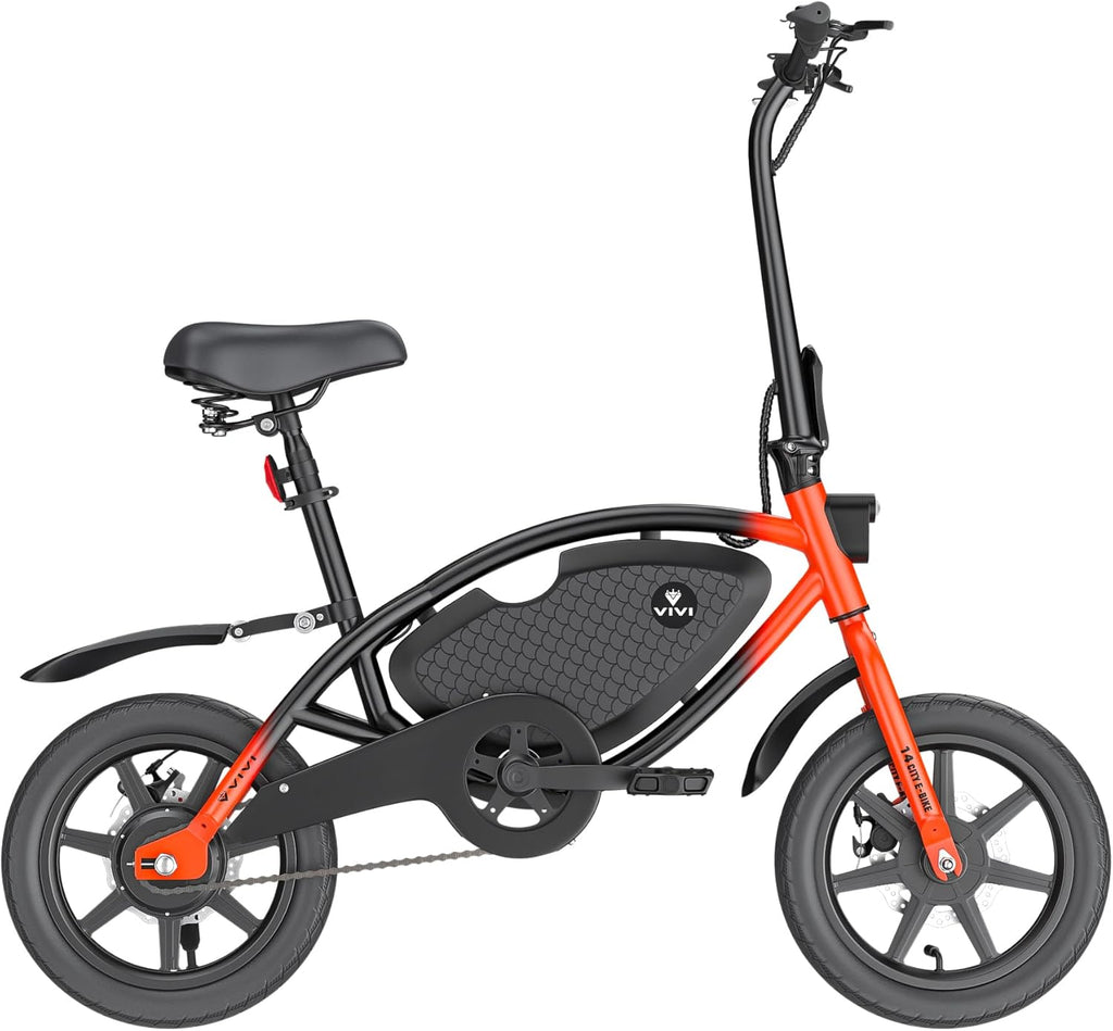 14" Folding Electric Bike for Adults & Teens with 500W Peak Motor, Cruise Control, Up to 20 MPH, 40 Miles Pedal-Assist Range & UL 2849 Certified