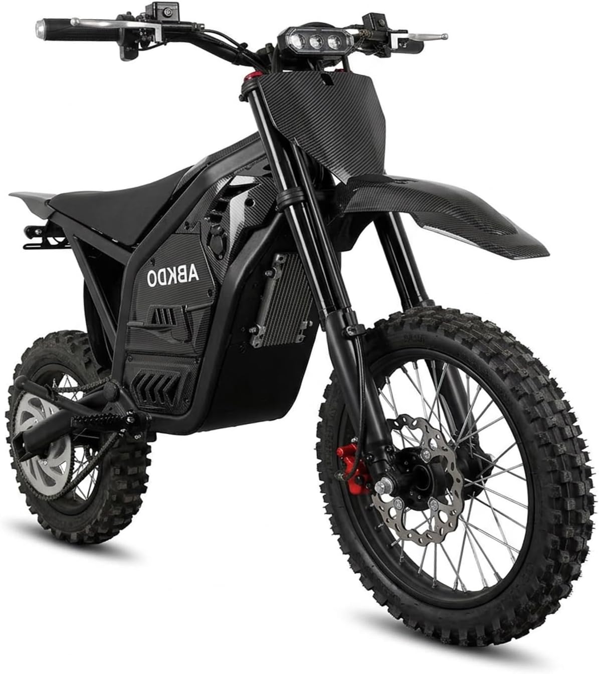 Electric Dirt Bike for Teens & Adults with Peak 4000W Motor, Up to 45 MPH, Long-Range Off-Road E-Bike with Fat Tires, Reverse Function, Phone Holder & Disc Lock