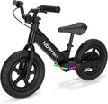 Kids Electric Balance Bike with 12" Tires, Up to 9 MPH, Adjustable Seat, Up to 4.9 Mile Range, Ride-On Bike for Ages 3–5