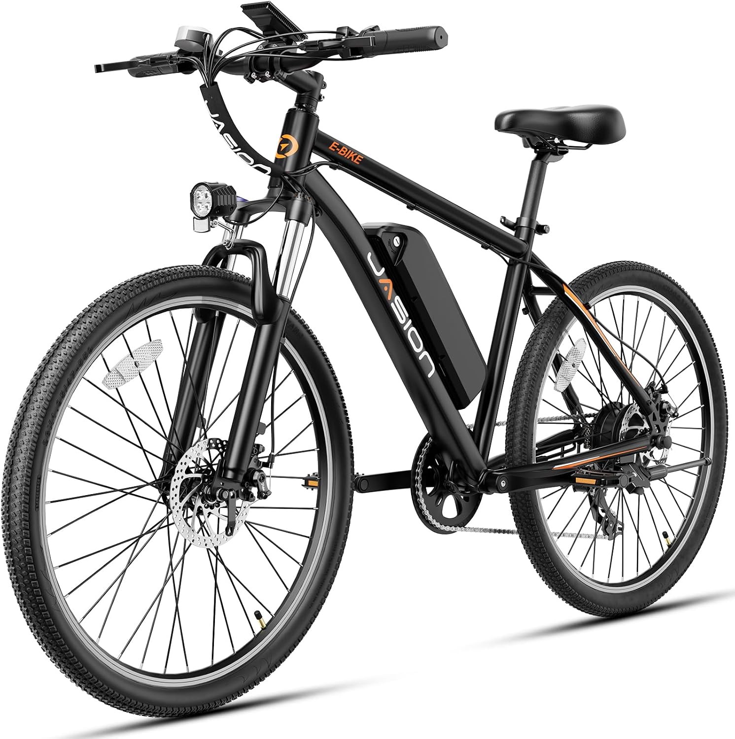 Electric Mountain Bike for Adults, 1000W Peak Motor, Up to 40 Mile Range, 7-Speed Commuter E-Bike with Front Suspension