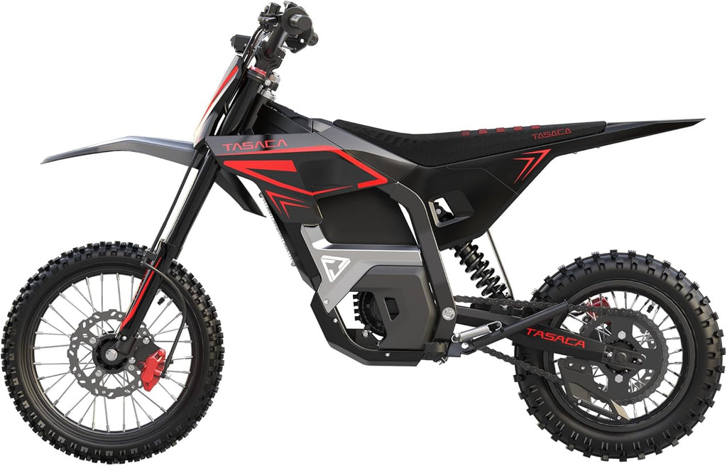 Electric Dirt Bike for Teens, Peak 5500W Motor, Up to 55 MPH, Off-Road Electric Motorcycle with Hydraulic Suspension & Fat Tires
