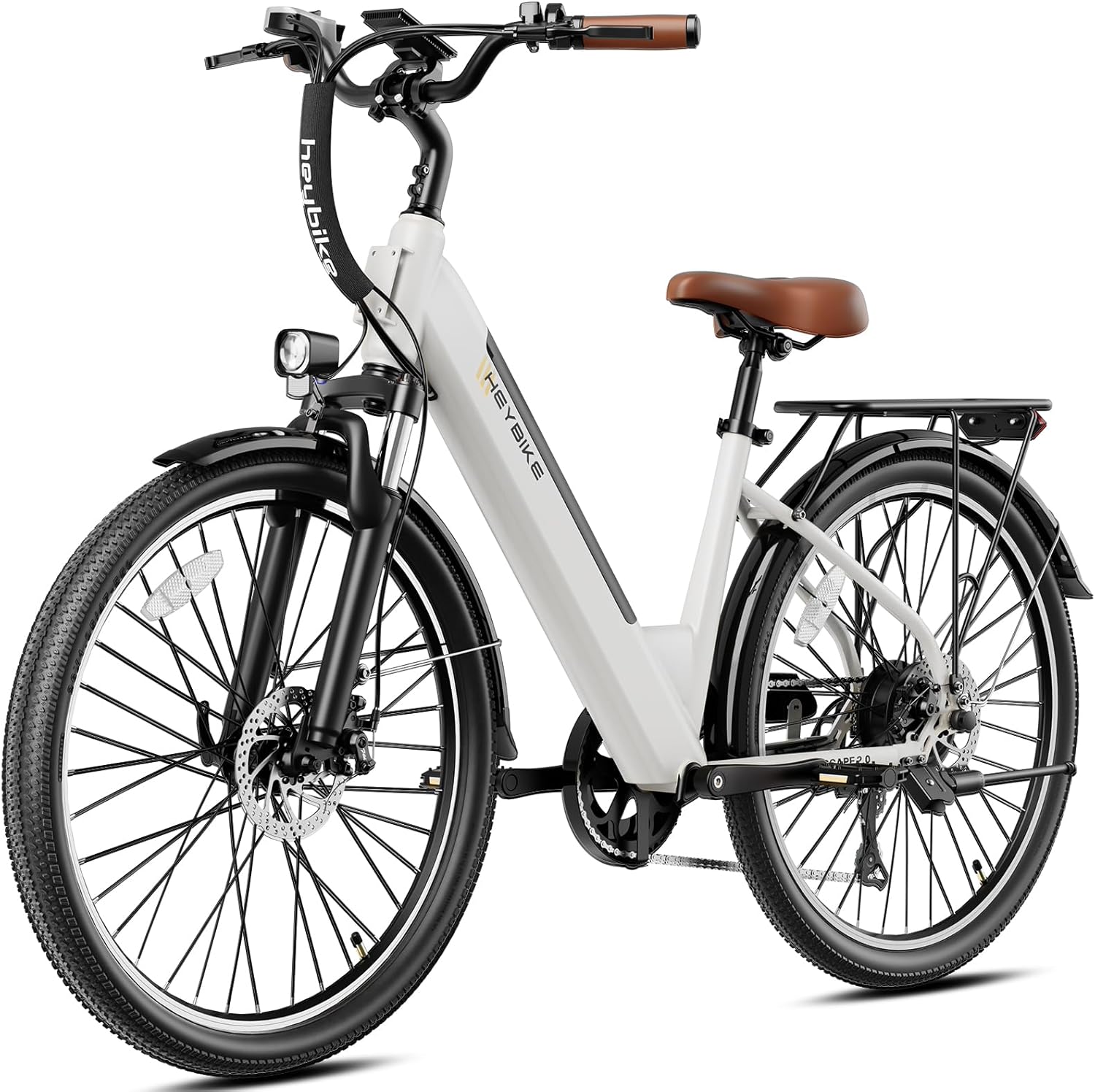 26" Electric Commuter Bike for Adults, Peak 1200W Motor, 7-Speed City E-Bike with Up to 50 Miles Range