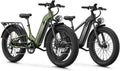 Electric Mountain Bike Combo for Adults, 1800W Peak Motor, 26" × 4.0" Fat Tires, 7-Speed All-Terrain E-Bikes, Up to 85 Mile Range
