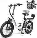 20" Foldable Fat Tire Electric Bike for Adults, Peak 1500W Motor, Up to 28 MPH, 7-Speed Commuter E-Bike with Long-Range Performance