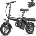 1200W Peak Electric Bike for Adults, Commuter E-Bike with Up to 28 MPH Speed, 32 Miles Range, Removable Waterproof Power Pack, Dual Disc Brakes, UL 2849 Certified