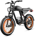 20" × 4.0" Fat Tire Electric Bike for Adults, 1500W/3000W Peak Dual Motor, Up to 35 MPH, 50–60 Mile Range, 7-Speed All-Terrain E-Bike
