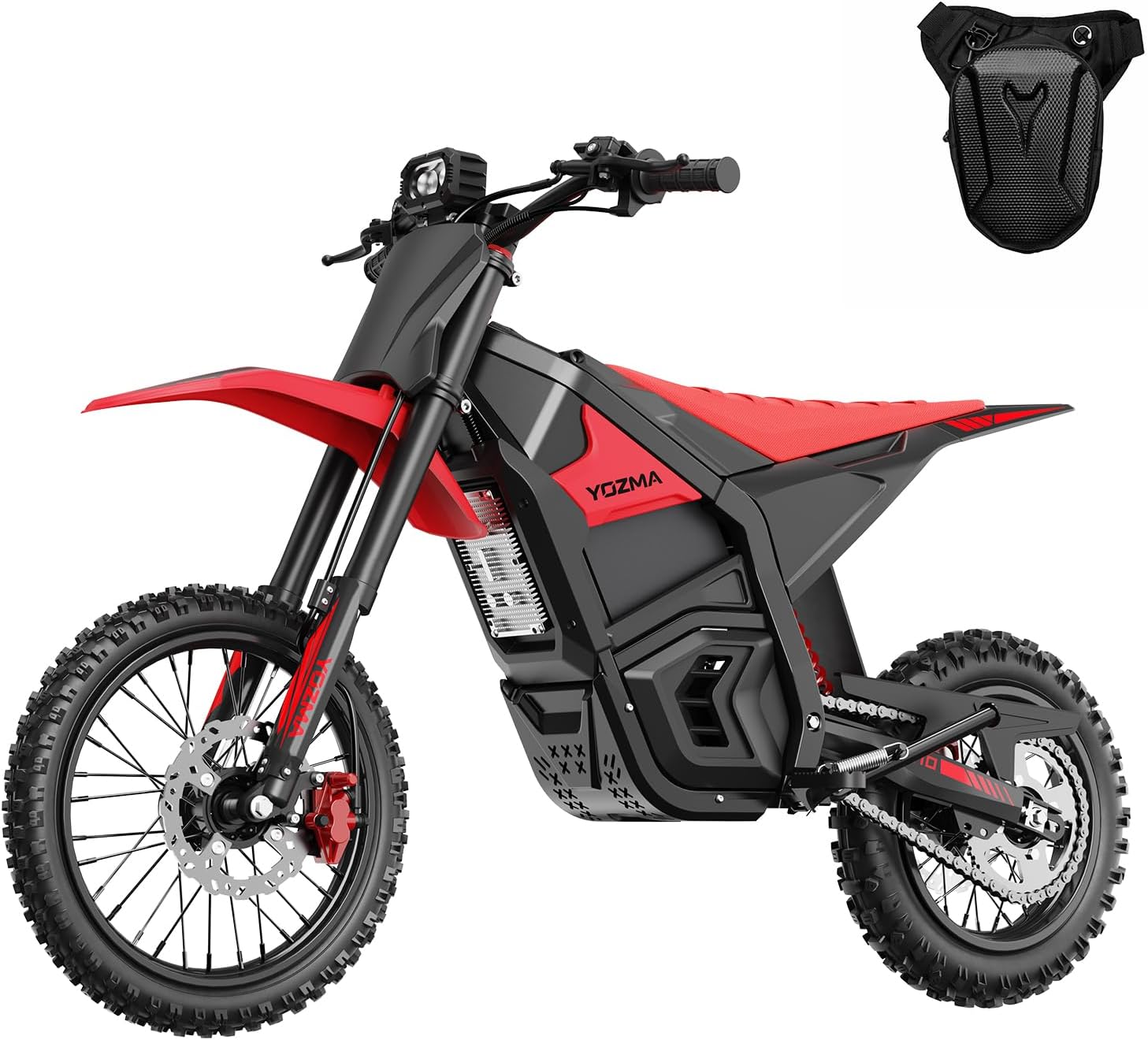 2600W Electric Dirt Bike for Teens & Adults, Up to 40 MPH Off-Road E-Bike with Full Suspension, Hydraulic Brakes & All-Terrain Performance