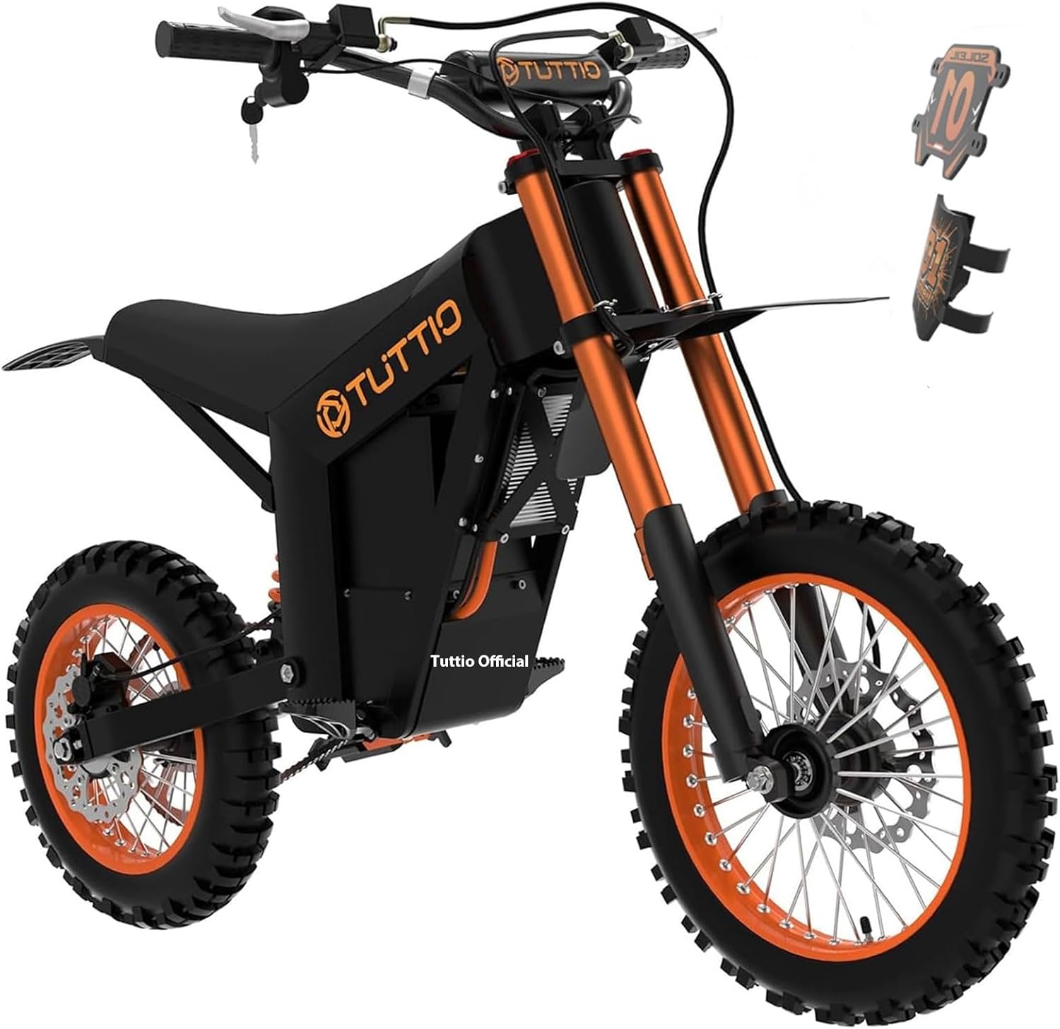 Electric Dirt Bike for Adults, Peak 3000W Motor, High-Torque Off-Road E-Bike with Hydraulic Brakes