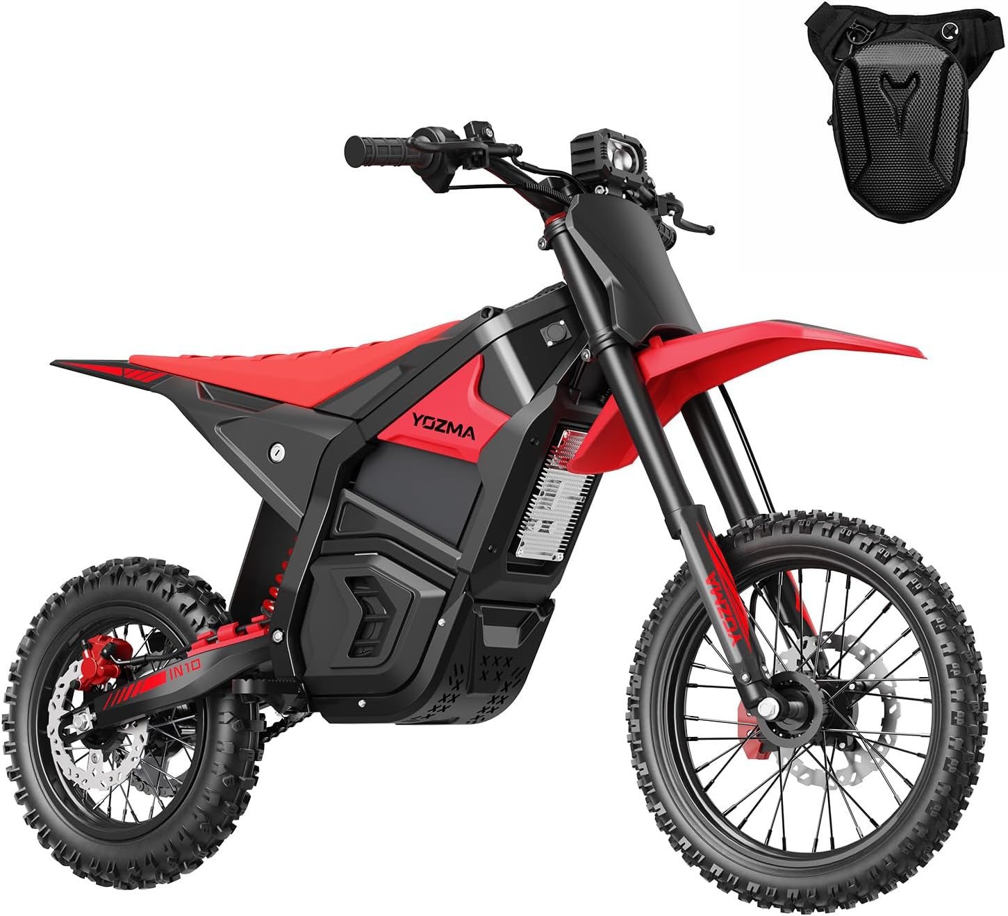 2600W Electric Dirt Bike for Teens & Adults, Up to 40 MPH Off-Road E-Bike with Full Suspension, Hydraulic Brakes & All-Terrain Performance