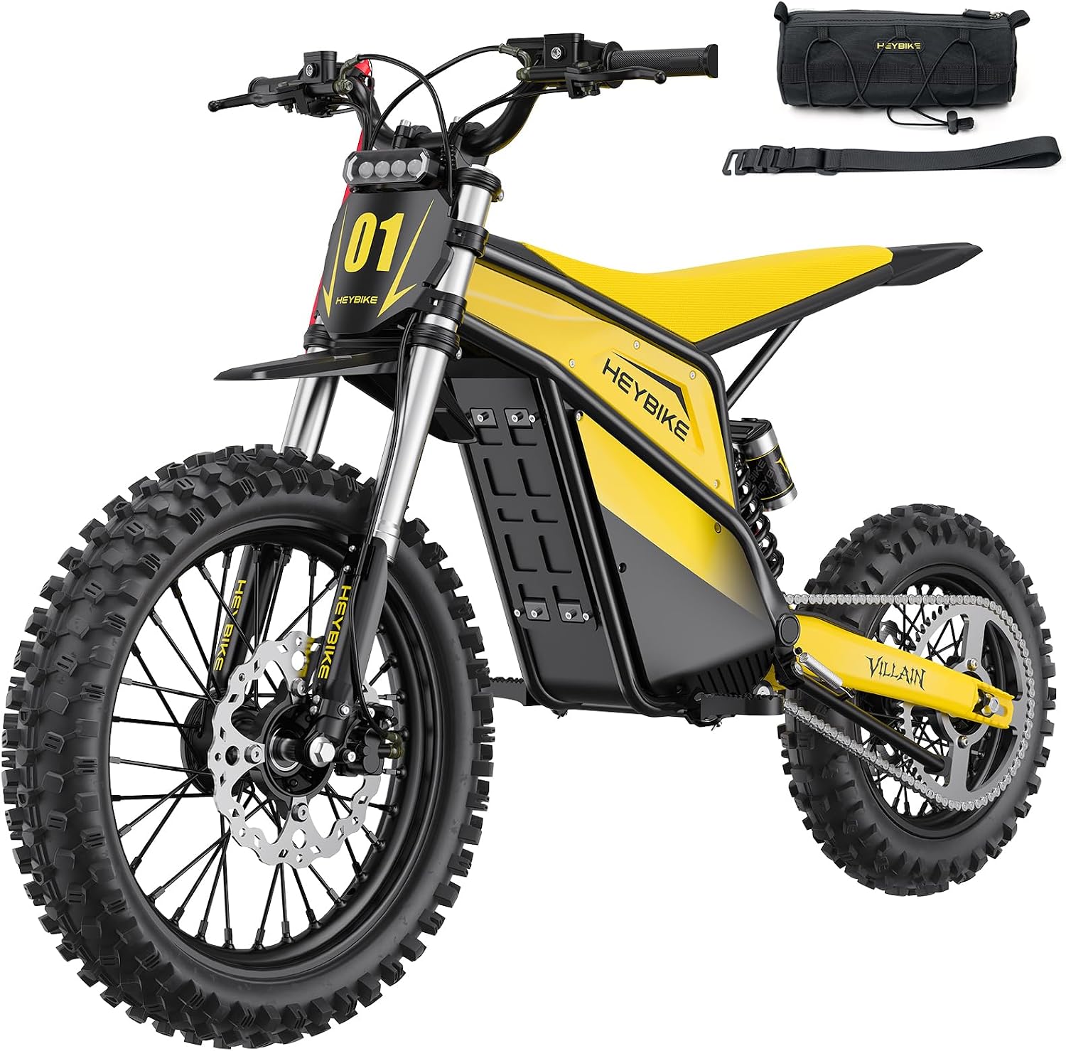 4160W Peak Electric Dirt Bike for Teens, Fat Tire Off-Road Electric Motorcycle, Up to 45 MPH, Reversing Function, All-Terrain Ride