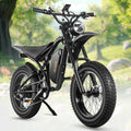 1500W Electric Bike for Adults & Teens, Up to 35 MPH Fat Tire E-Bike with 80+ Miles Range, Inverted Front Fork Suspension, Puncture-Resistant Tires, Easy Assembly
