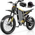 Electric Off-Road Bike for Adults & Teens, Peak 4000W Motor, Up to 40 MPH, Dual Suspension E-Bike with Hydraulic Brakes