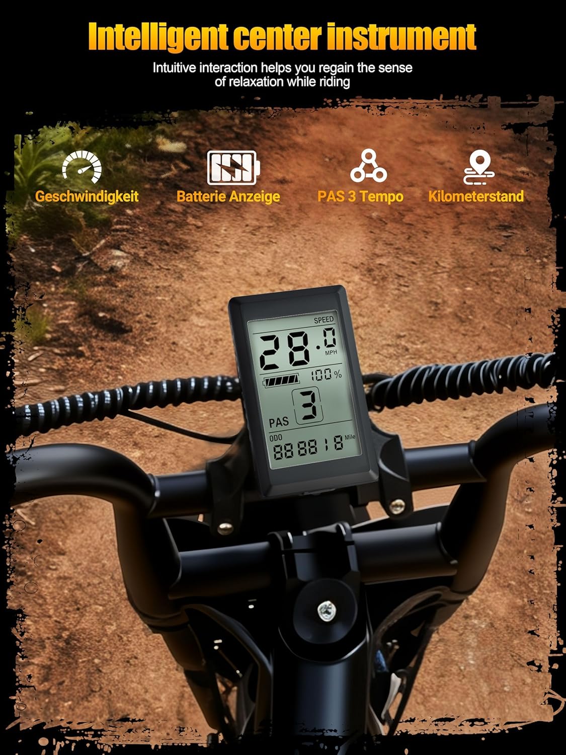 1500W Peak Electric Dirt Bike for Adults, 16" Fat Tire E-Bike with Up to 20+ MPH Speed, Dual Suspension & Up to 60 Miles Range All-Terrain Electric Bicycle