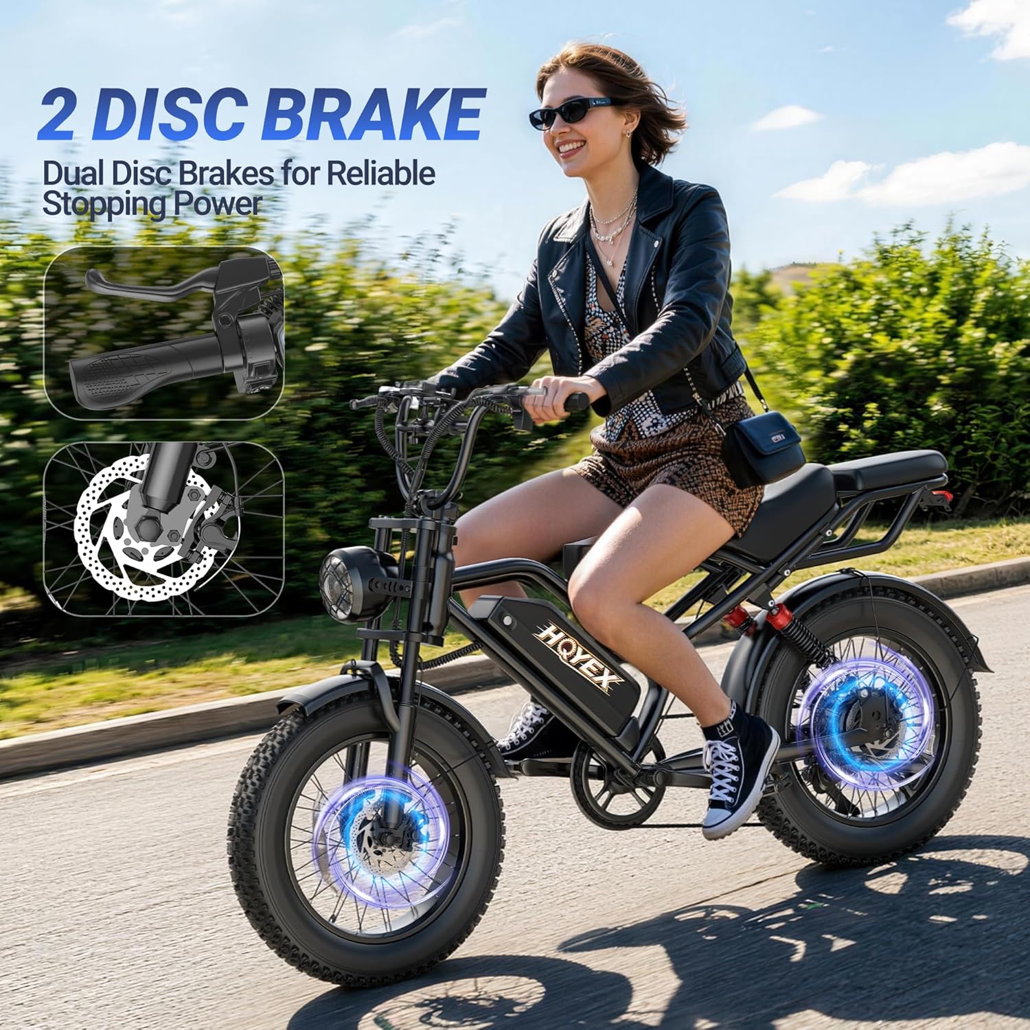20" Fat Tire Electric Bike for Adults – 1500W Brushless Motor, 48V 20Ah Dual Suspension E-Bike, 31 MPH High-Speed Urban Explorer