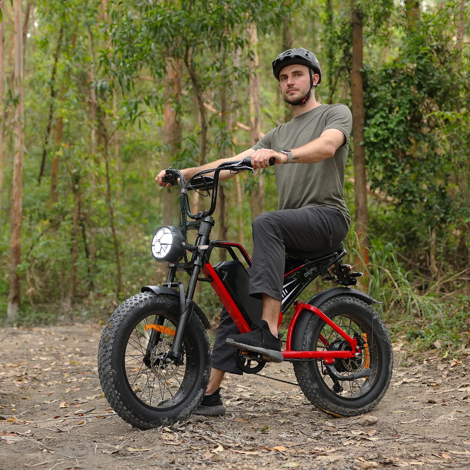 20" Fat Tire Electric Bike for Adults, 2000W Motor, Up to 35 MPH, Up to 75 Mile Range, 7-Speed All-Terrain Commuter E-Bike