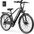 26" Electric Commuter Bike for Adults, Peak 1200W Motor, Up to 28 MPH, City E-Bike with Up to 62 Miles Range