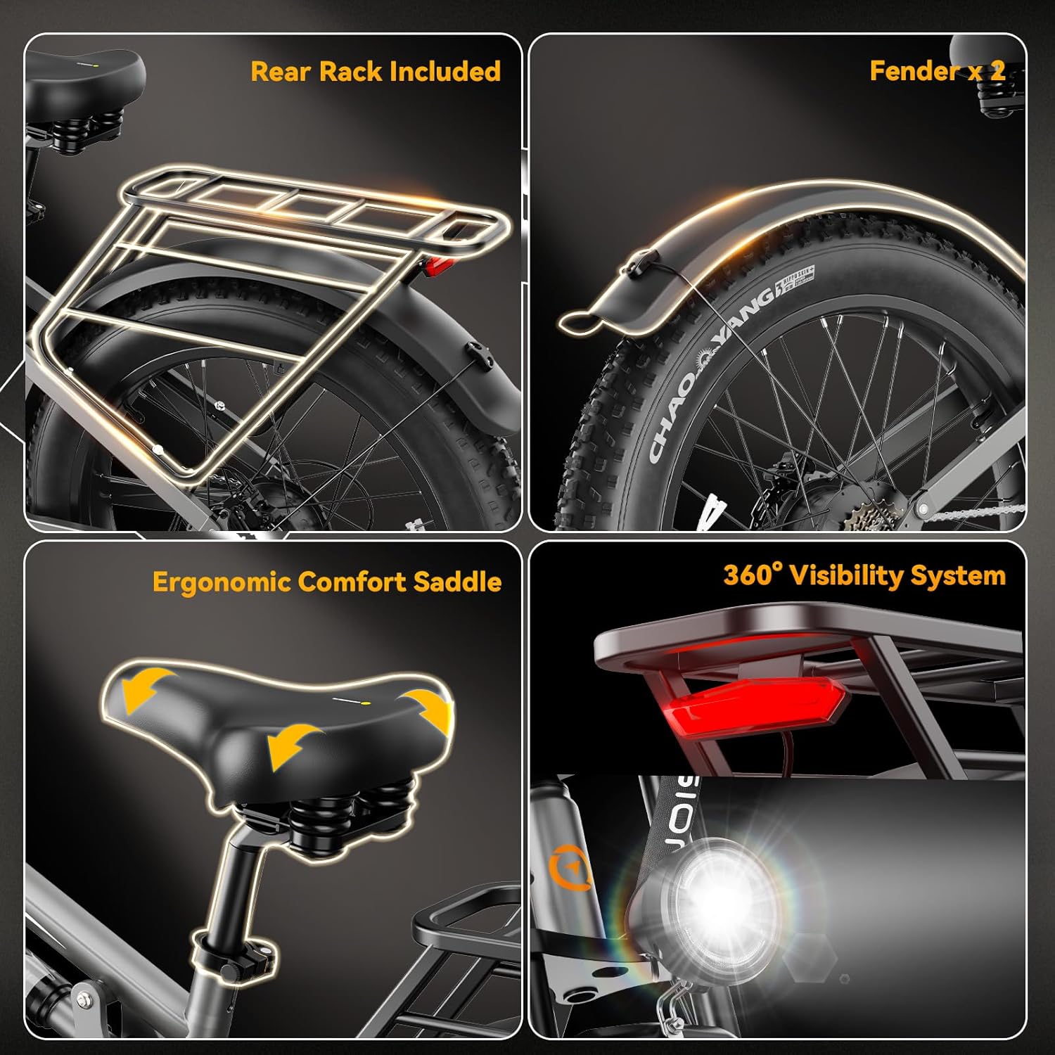 2500W Peak Electric Bike for Adults, 26" Fat Tire E-Bike with Dual Suspension, Hydraulic Disc Brakes, High-Capacity Power System & All-Terrain Off-Road Design